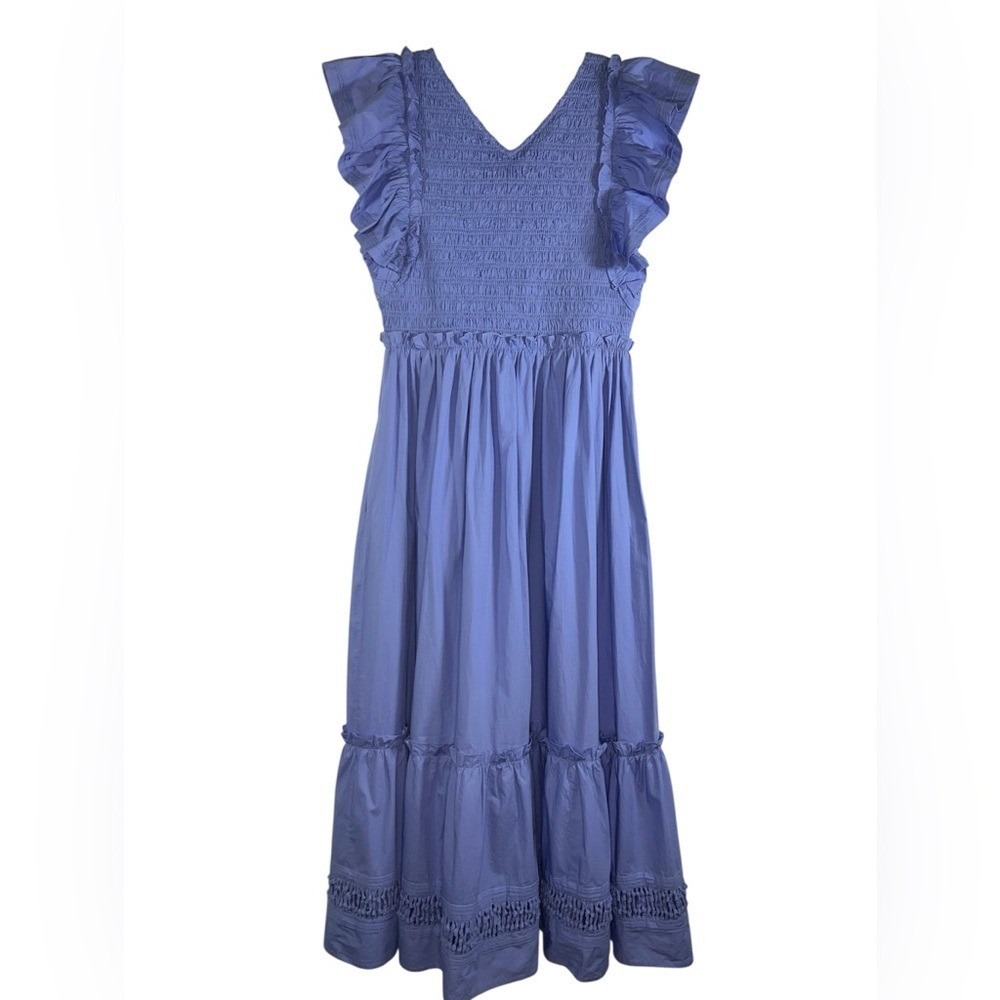 Cleobella Gladys Ankle Dress in Periwinkle NWOT – Size L - Picture 5 of 11